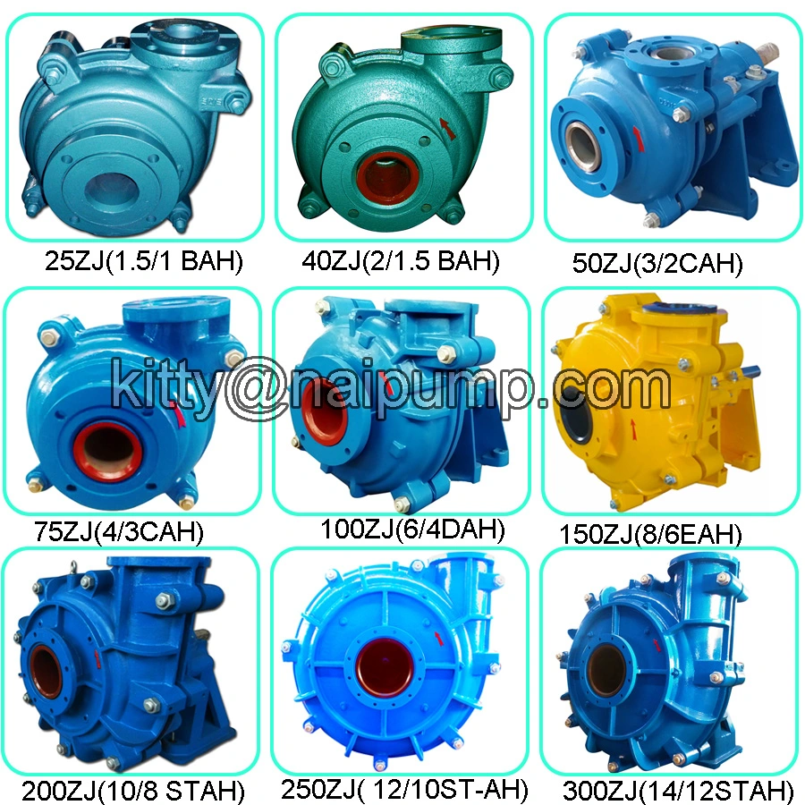 Heavy Duty Mineral Concentrator Underflow Heavy Duty Slurry Pump