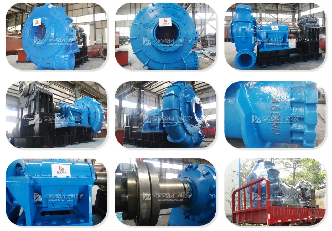Shijiazhuang Gold Mining Tunnel Project High Capacity Slurry Mud Sand Gravel Dredge Pump