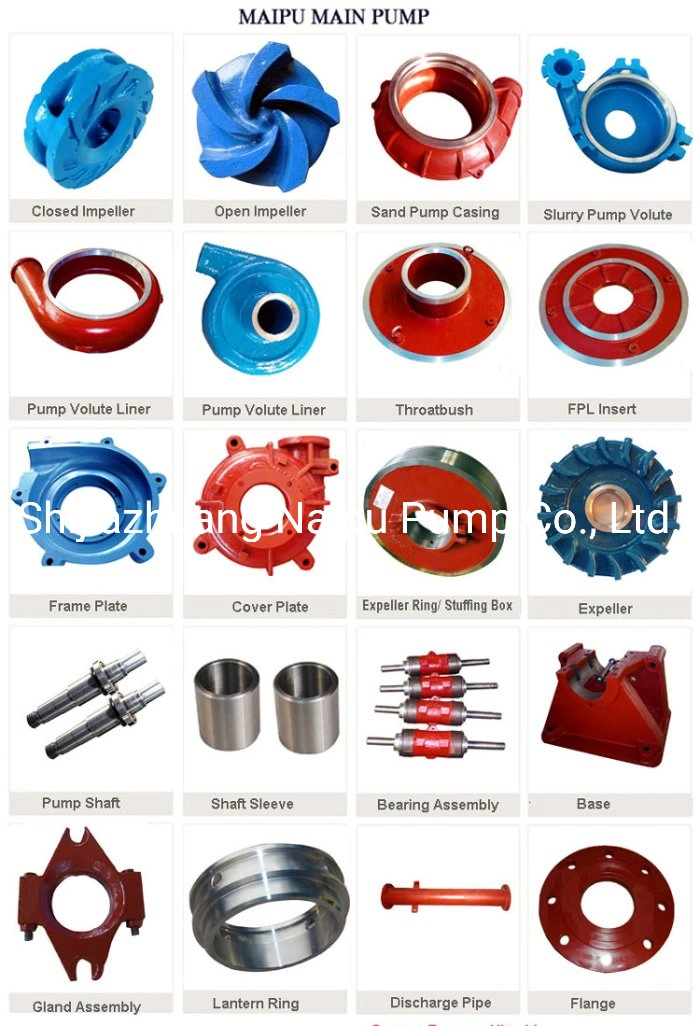 Mineral Processing Equipment Small Slurry Pump Price for Sale