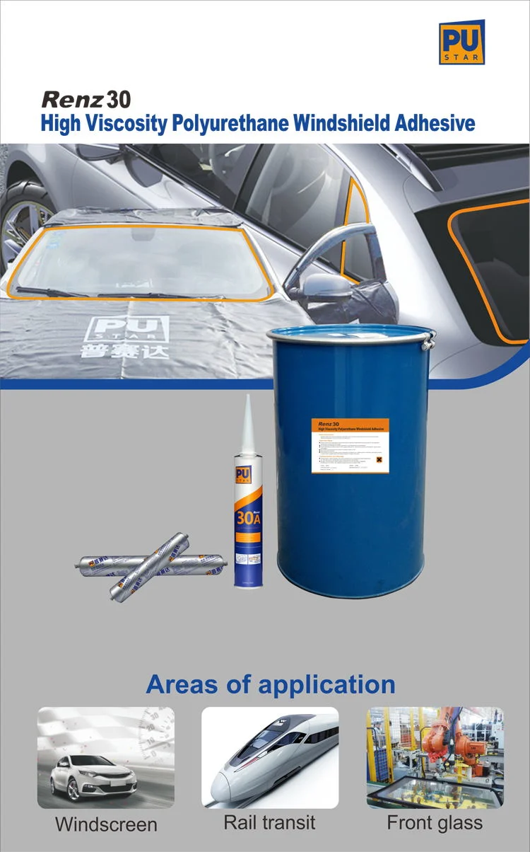 High Strength Auto Glass Car Windshield Bonding Sealant Polyurethane Adhesive Manufacture
