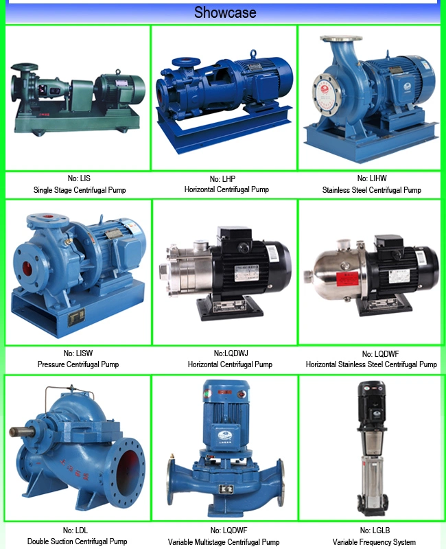 Horizontal Centrifugal Water Pump with Mechanical Seal