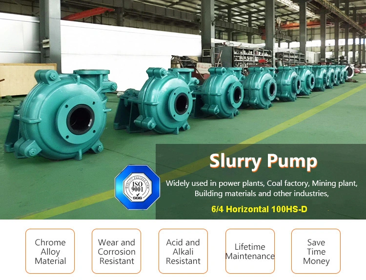 Undustrial Mining Chemical Paer Pulp Ahf Froth Slurry Pump