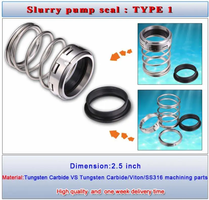 Mechanical Seal for Centrifugal Pump Seal with Diamond Coating (John crane type1)