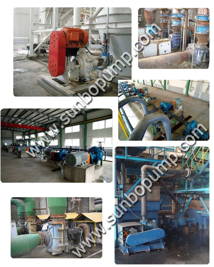 Mining Dewatering Rubber Lined Centrifugal Slurry Pump
