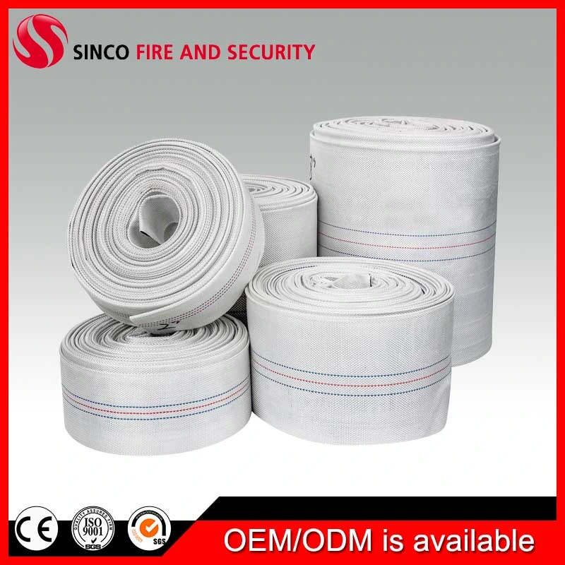 PVC or Rubber Liner Fire Hose with Fire Hose Adapters