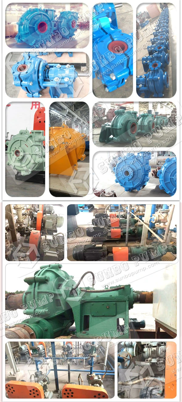 8/6 High Quality Centrifugal Ash Pump/Mineral Processing Pump