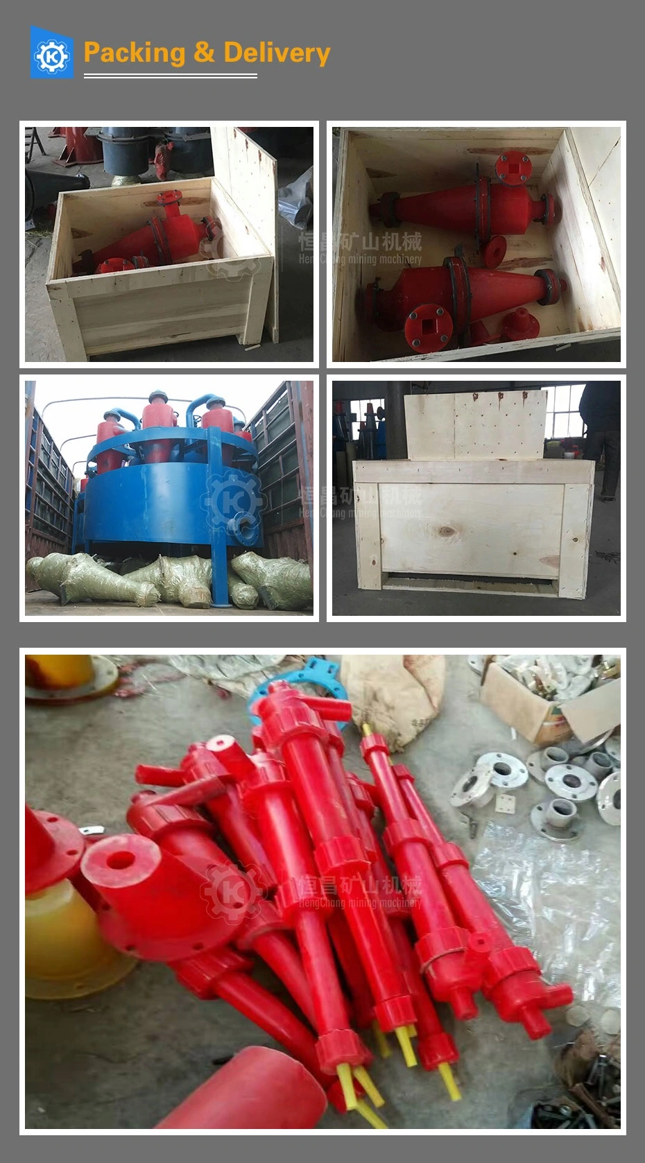 Polyurethane Hydrocyclone Ore Washer Mineral Separator