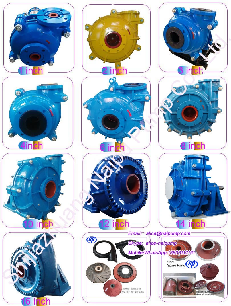 Naipu Discount Price Centrifugal-Pump 6/4 Gravel Pump Pump Manufacturer