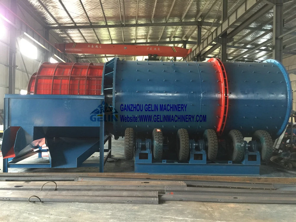 Mobile Gold Diamond Gem Mine Washing Plant Small Scale Alluvial Rock Placer Sand Tin Ore Wash Processing Clay Mining Mineral Process Separating Spiral Price