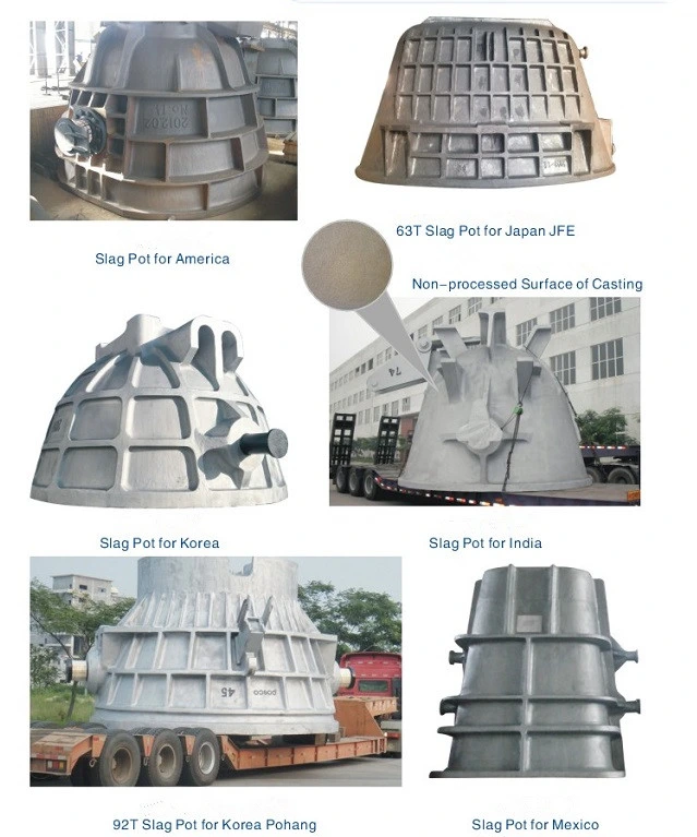 Foundry Ladle Casting Steel Slag Pot for Steel Plant