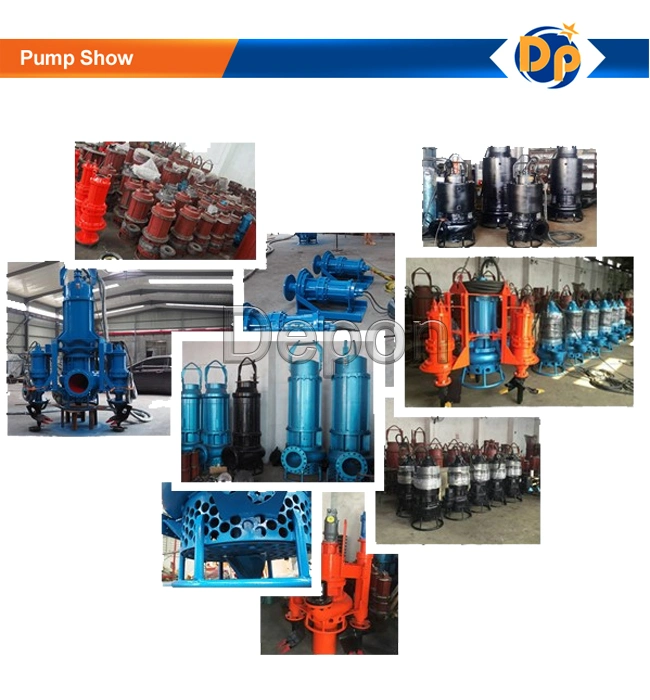 High Capacity Wear-Resisting Submersible Slurry Pump with Agitator, Mud Pump, Vertical Slurry Pump