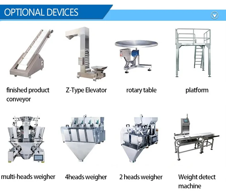 Samfull Automatic Nitrogen Gas Flushing Multihead Weigher Packaging Machinery for Potato Chips Aloo
