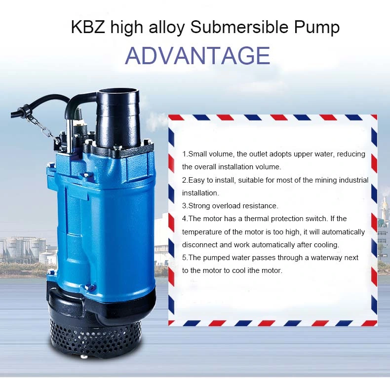 Vertical Electric High Chrome Alloy Large Solid Slurry Particle Submersible Pumps Dewatering Sewage Treatment Water Pump