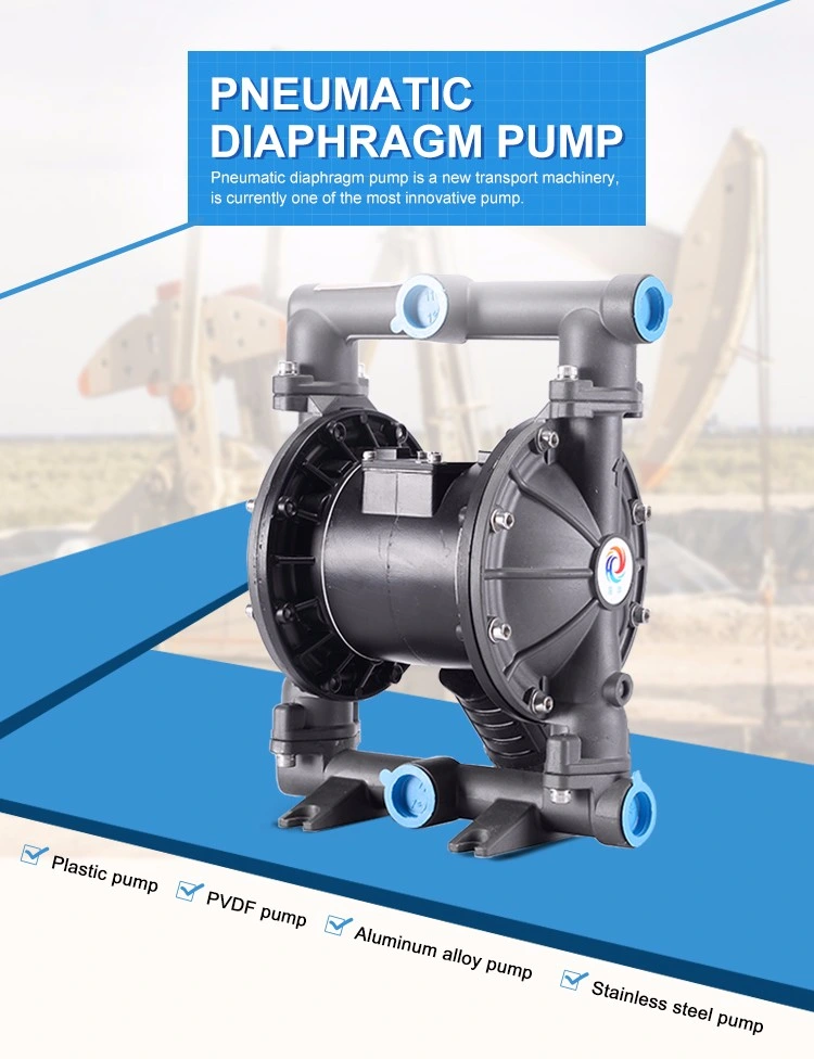Hy25 Slurry Pump Waste Water Air Double Diaphragm Pump