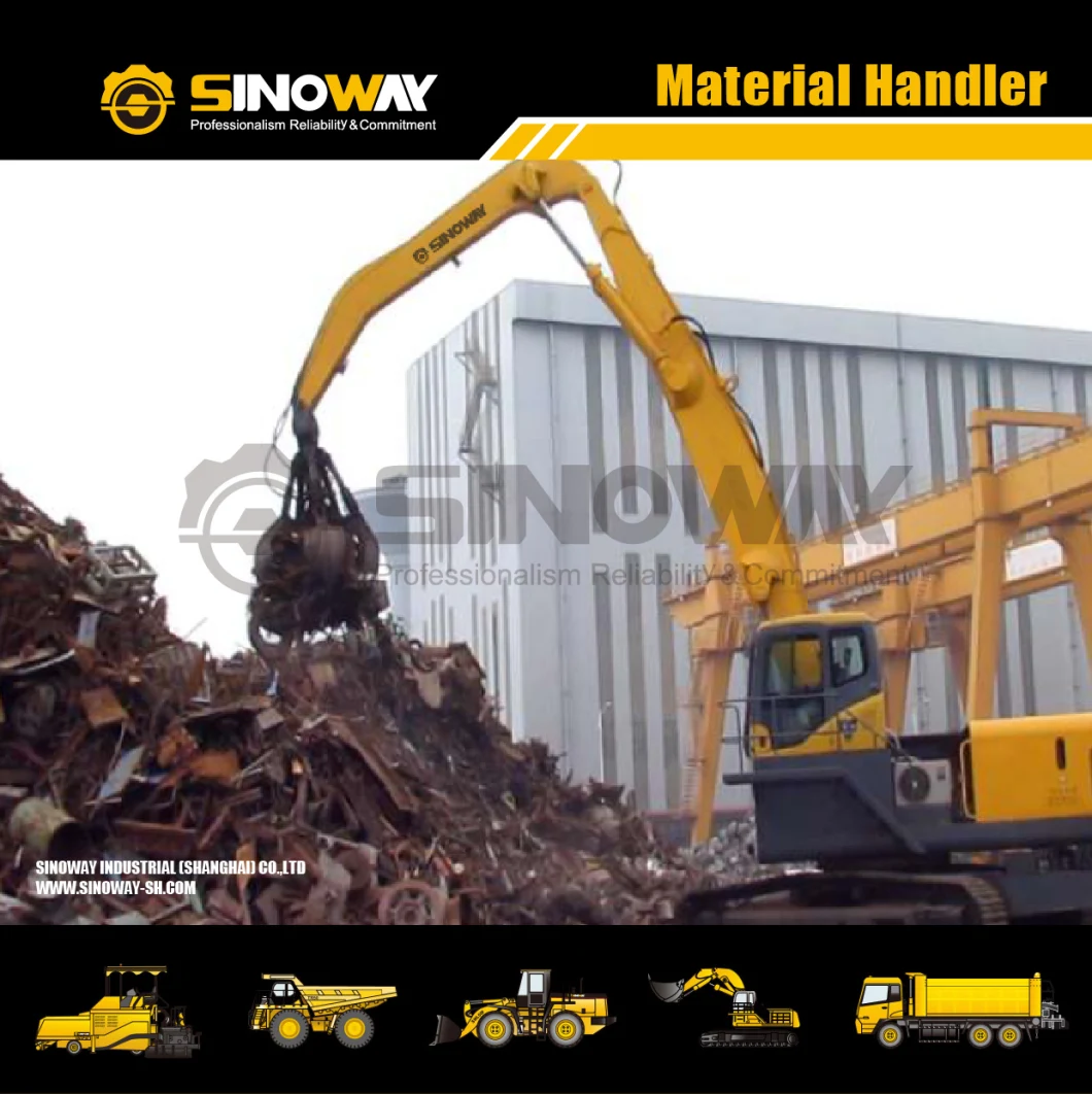 26ton Dual Power Tracked Material Handler Equipment for Steel Plant and Power Plant