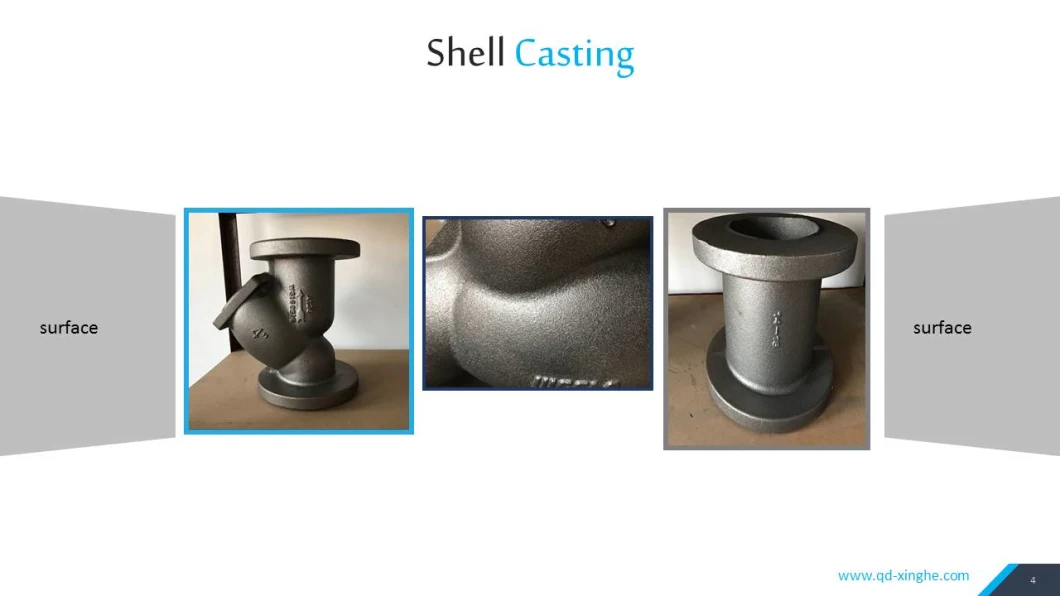 OEM Precoated Sand Casting Gray Ductile Iron Shell Mold Casting