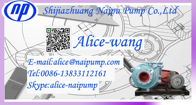Naipu Discount Price Centrifugal-Pump 6/4 Gravel Pump Pump Manufacturer