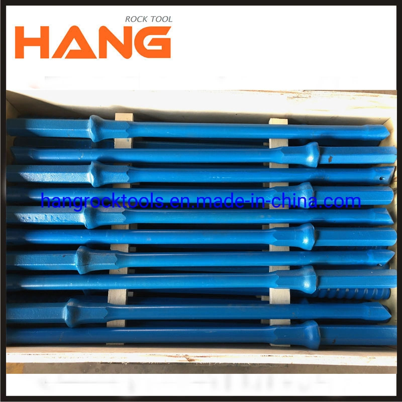 Hex19/22 Tip Integral Drill Steels Rod for Stone Quarrying