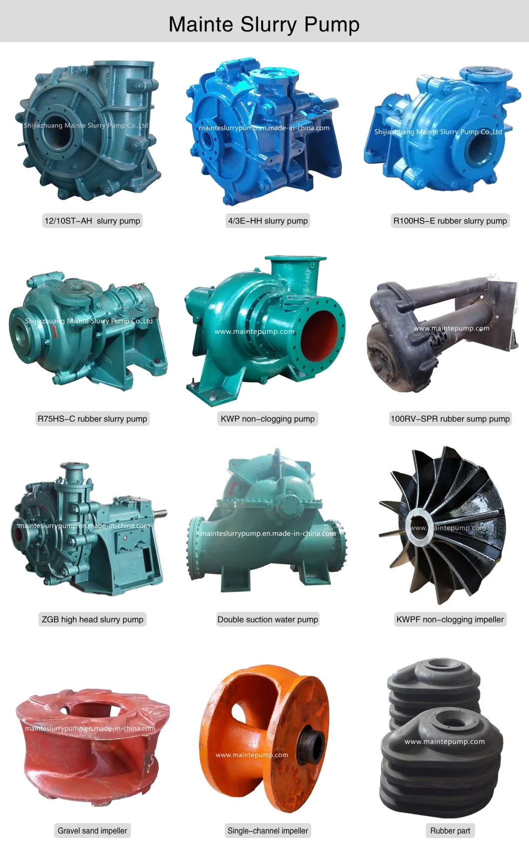 6/4D-G Dredging Pumps Dredge Pump River Sand Dredging Gravel Pumps High Chromium Gravel Pump