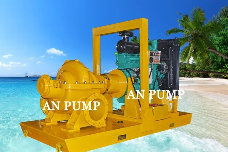 Diesel Double Suction Water Mine Dewatering Pump