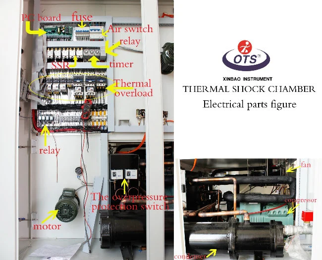 High Performance Thermal Shock Test Chamber Usage Laboratory Test Equipment
