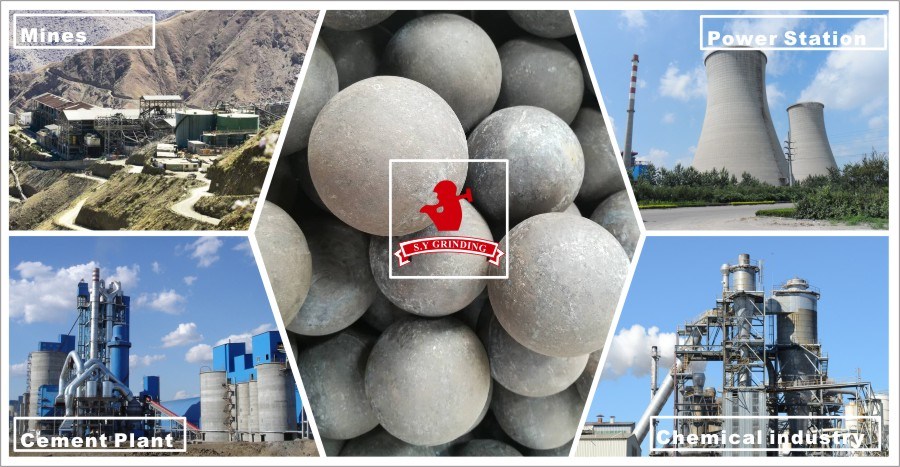 High Chrome Cast Iron Grinding Media Ball for Cement Plant