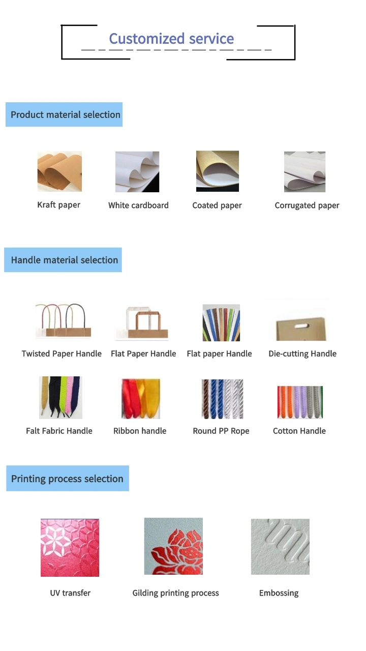 Paper Bags, Gift Bags, Kraft Bags, Shopping Bags with Handles, Craft Bags, Merchandise Bags, 100% Recyclable Paper