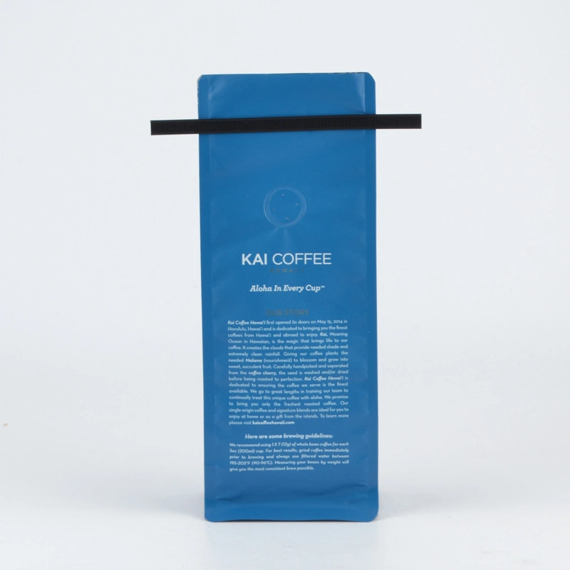 Factory Directly Supply Biodegradable and Compostable Black Foil Coffee Bags Aluminum Foil Packaging Bags Pouches Doypack with Air Coffee Valve
