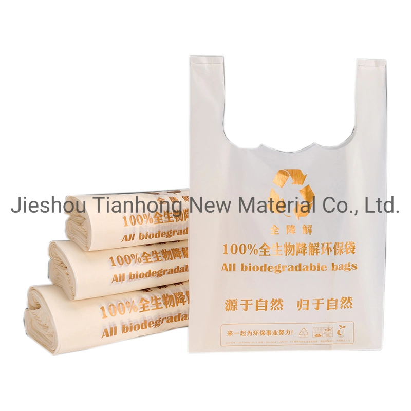 PLA 100% Biodegradable Bags Compostable Trash Bags Cornstarch Plastic Rubbish Bags Biodegradable Dog Poop Bags