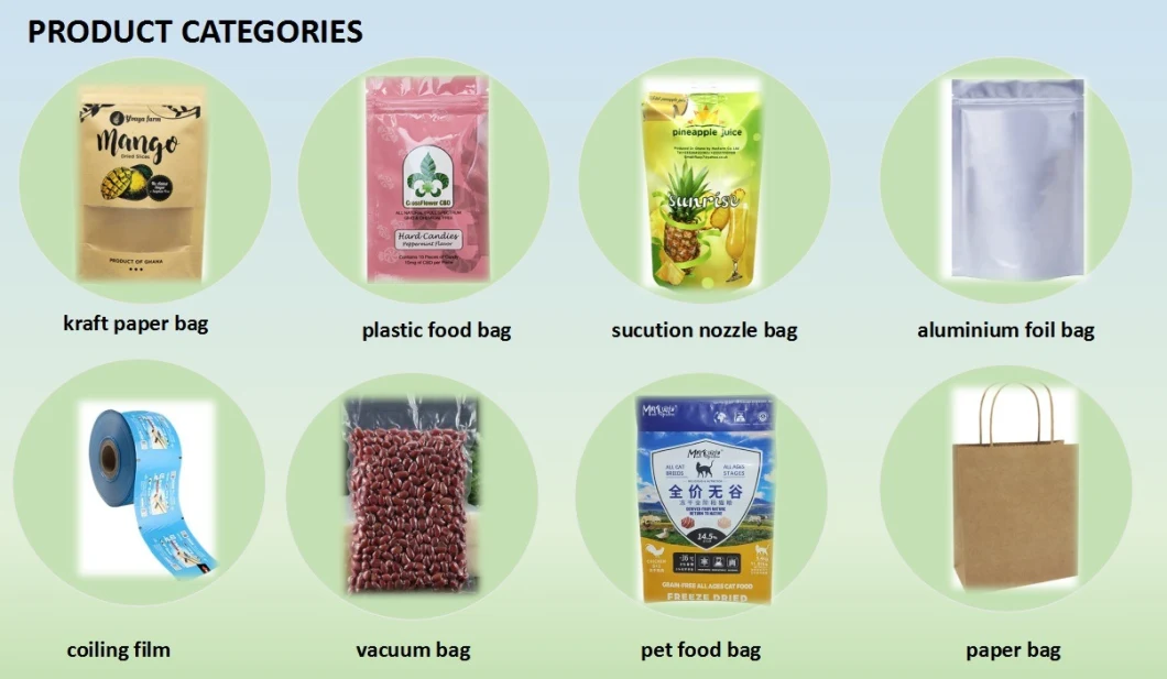 Accept Customized Food Zipper Bag Aluminum Foil Dry Fruit Bag Packaging