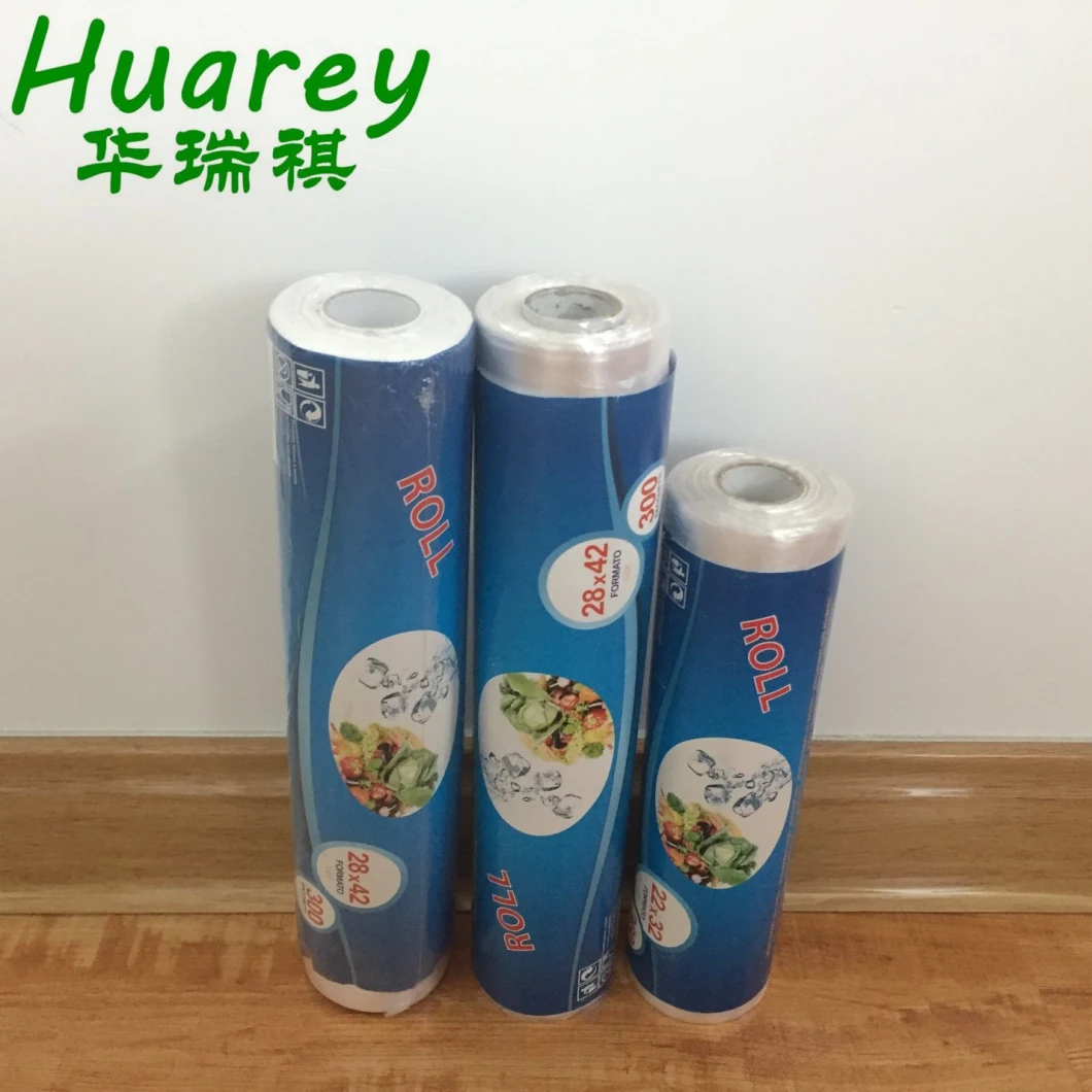 Clear Food Grade Plastic Roll Bags Poly Freezer Bread Bags Freezer Bags Roll HD Freezer Bags