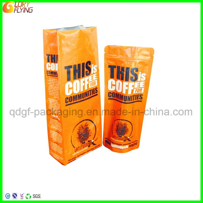 Plastic Bag for Packing Coffee Bean with Ziplock/Stand up Pouch for Coffee