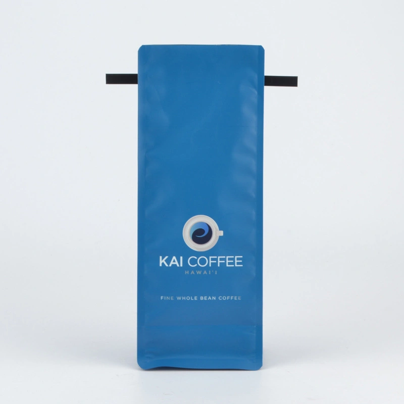 Factory Directly Supply Biodegradable and Compostable Black Foil Coffee Bags Aluminum Foil Packaging Bags Pouches Doypack with Air Coffee Valve