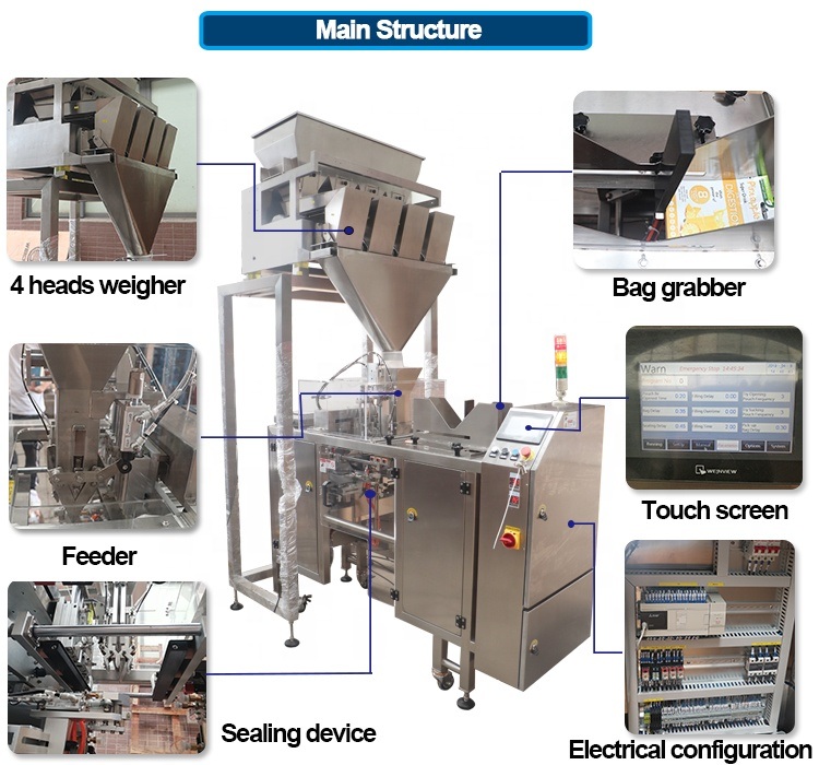 1kg Nuts and Beans Packing Machine Weight Packing Machine for Coffee Beans Packing Machine
