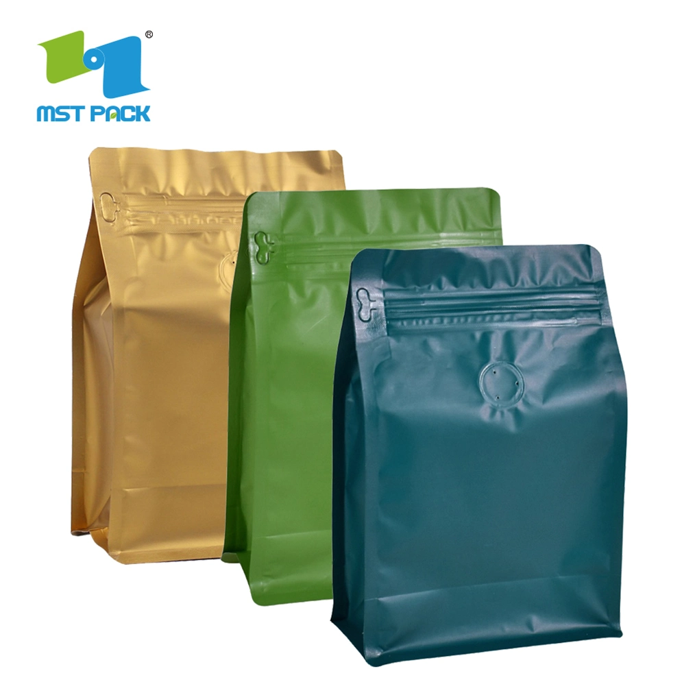 Plastic Aluminum Foil Wholesale Gusset Coffee Bags