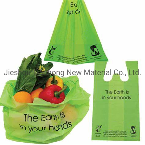 PLA 100% Biodegradable Bags Compostable Trash Bags Cornstarch Plastic Rubbish Bags Biodegradable Dog Poop Bags