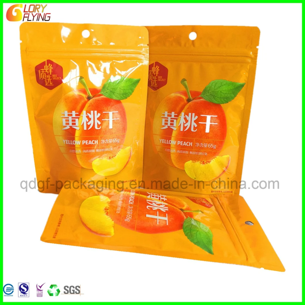Plastic food packaging bag Mango bag with zipper and gravure printing