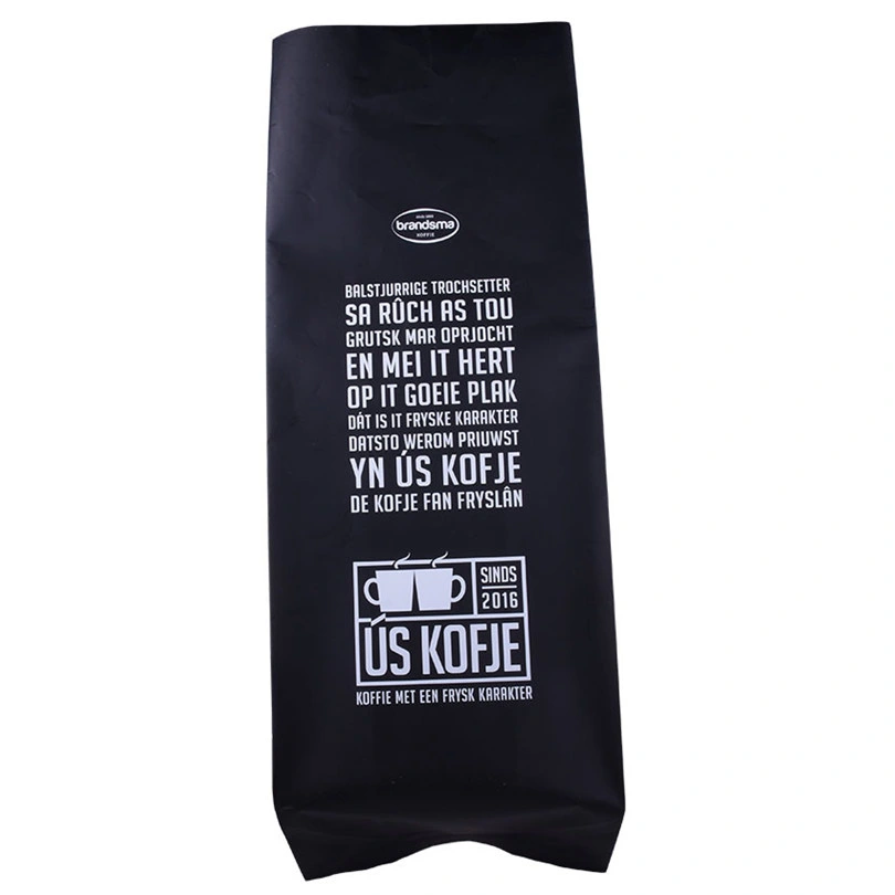 1kg Coffee Bag with Valve Custom Printed Side Gusset Pouch for Coffee