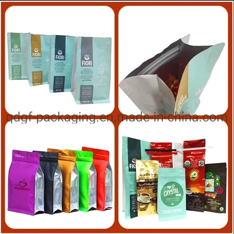 Plastic Food Packaging Vacuum Bag Ziplock Coffee Packaging Pouch