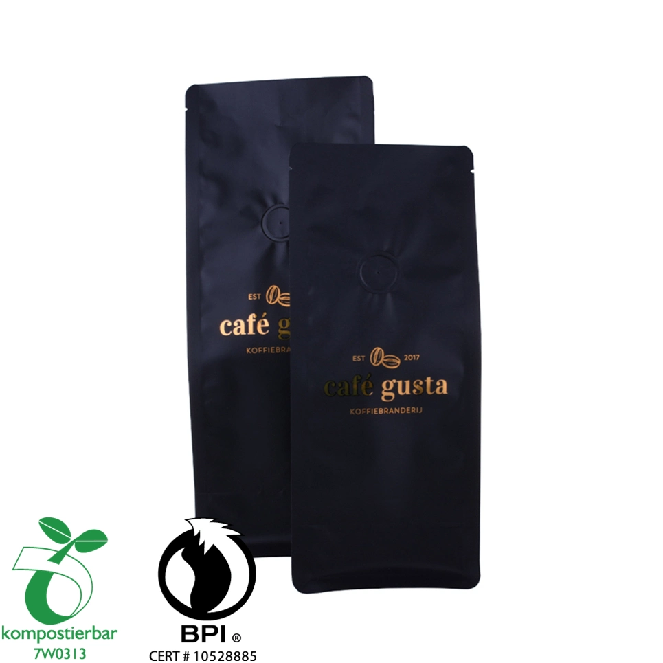 Round Bottom Biodegradable Coffee Tea Bag Custom Printed