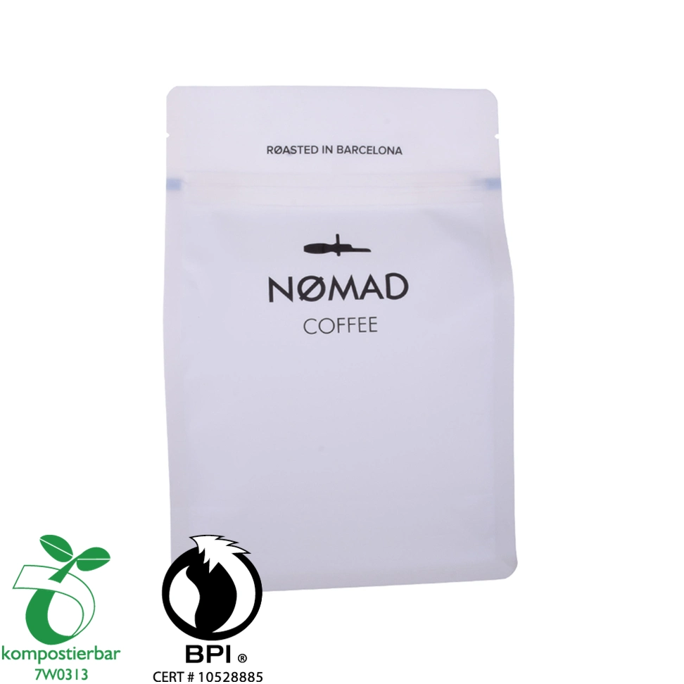 Eco Friendly Coffee Pack Biodegradable Packaging with One-Way Valve