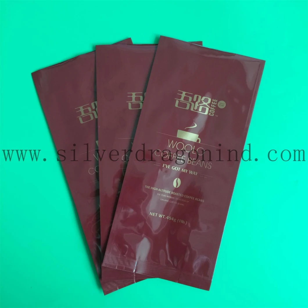 Matte Finish Plastic Coffee Bag for Packing Coffee Bean