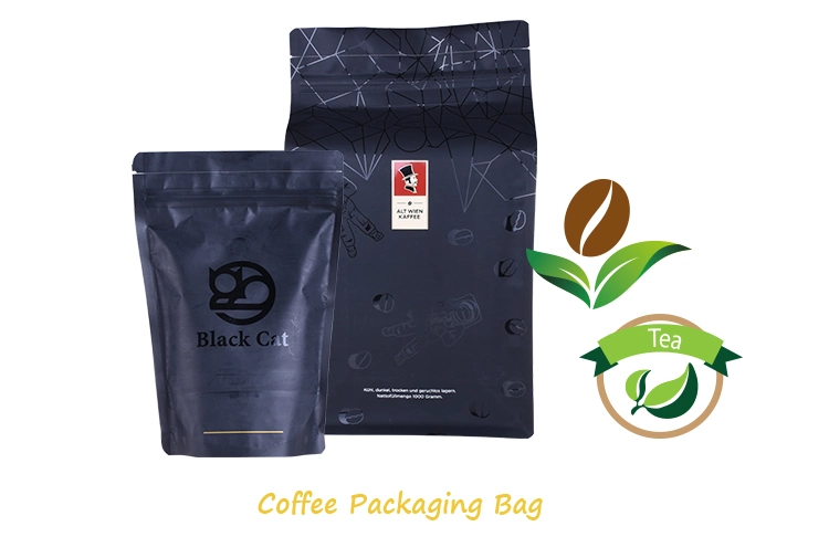Custom Printed Wholesale Resealable Bags for Coffee Bean Packaging