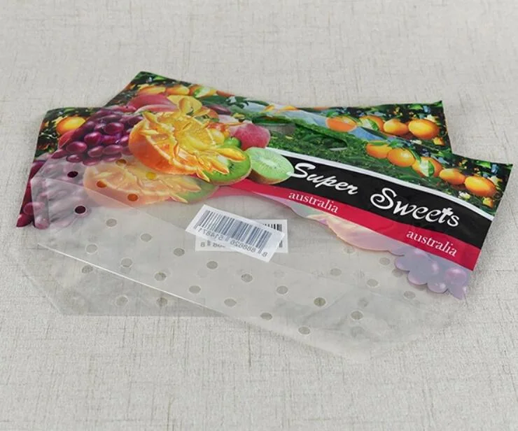 OPP CPP Grape Slider Pouch Stand up Pouch Laminated Poly Grape Bag Cherry Bag Fruit Bag