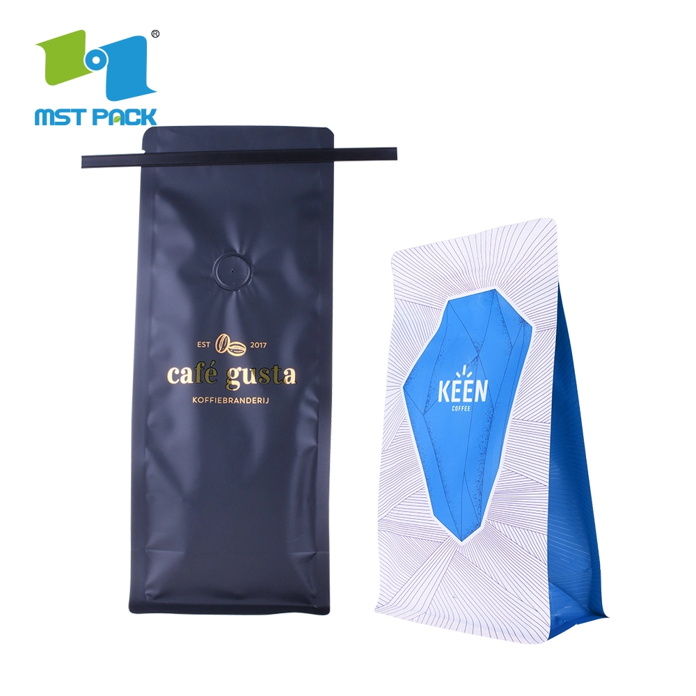 Customized Printing Foil Coffee Bag with Valve&Tin Tie