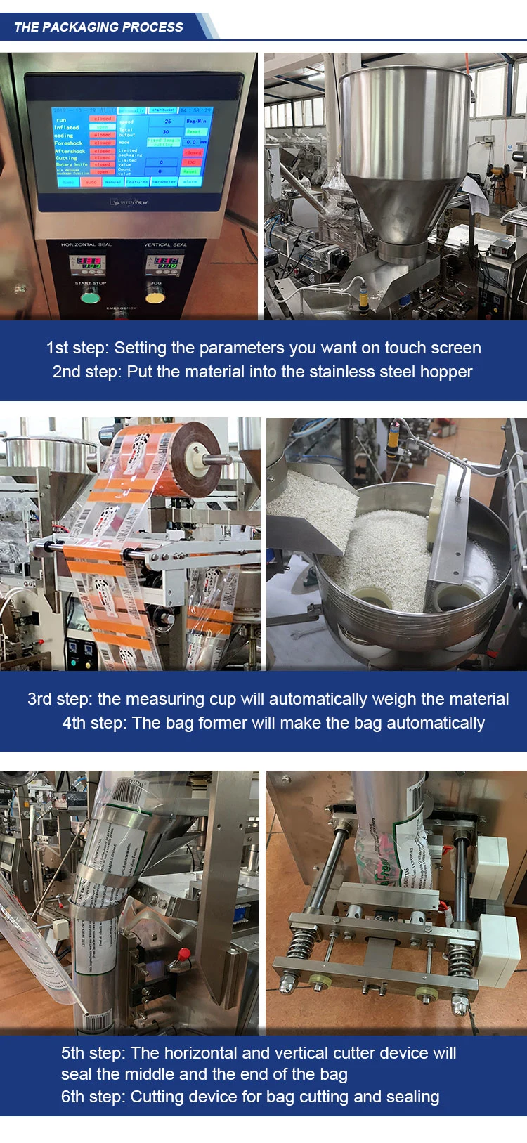 Automatic Grain/Snack/Granule/Coffee Bean Packaging Machine