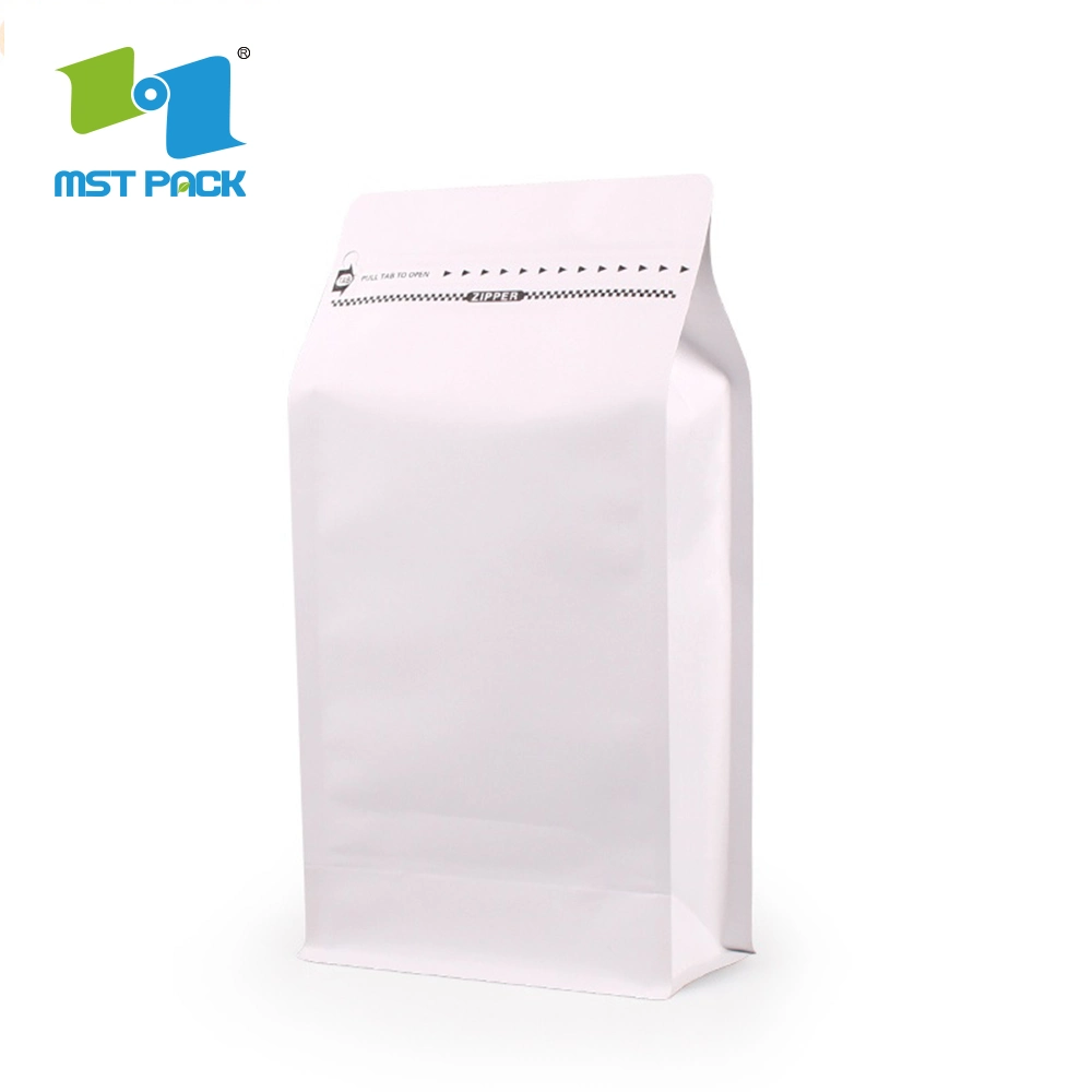 Reusable Coffee Bag Flat Bottom White Coffee Bags