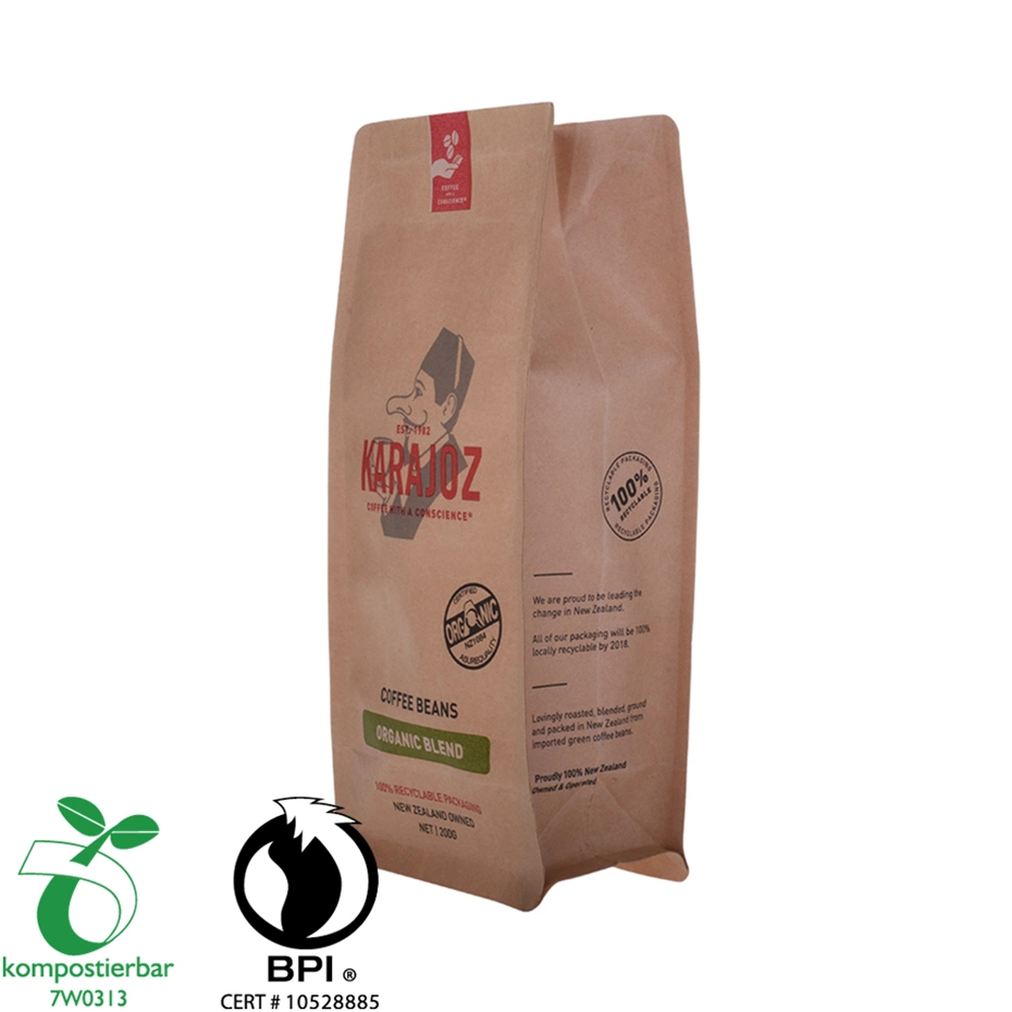 Plastic Zip Lock Compostable Coffee Filter Paper Packaging Supplier in China