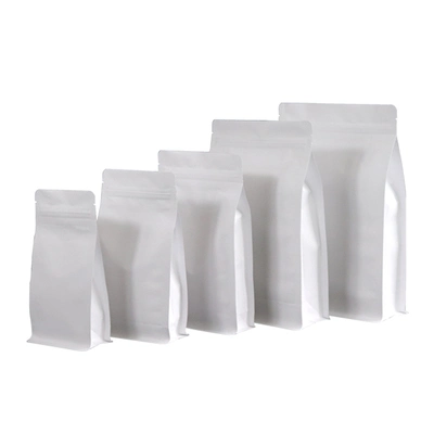 Clear Front Foil Coffee Valve Heat Seal Tear Notch Wrapping Aluminum Foil Sachet Packets Bags