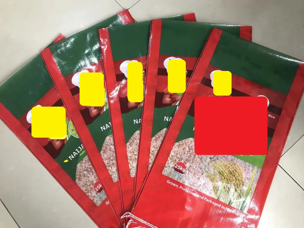 Hot Sale Woven Polypropylene Bags 50kg Maize Bags Beans Bag Rice Bag